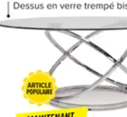 Leon's Table de centre - chrome Axis offer