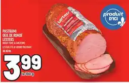 Metro PASTRAMI OEIL DE RONDE LESTERS | LESTERS EYE OF ROUND PASTRAMI offer