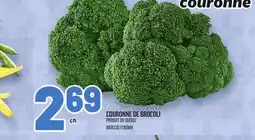 Metro COURONNE DE BROCOLI | BROCCOLI CROWN offer