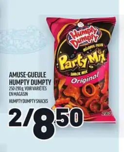 Metro AMUSE-GUEULE HUMPTY DUMPTY | HUMPTY DUMPTY SNACKS offer