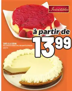 Metro TARTE À LA CRÈME IRRESISTIBLES | IRRESISTIBLES CREAM PIE offer
