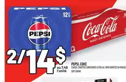 Metro PEPSI, COKE | SOFT DRINK offer
