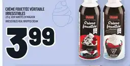 Metro FOUETTÉE REAL WHIPPED CREAM offer