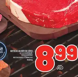Metro BIFTECKS OU RÔTI DE CÔTES | RIB STEAKS OR ROAST offer