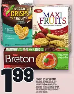 Metro CRAQUELINS BRETON DARE | DARE BRETON CRACKERS offer