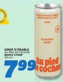IGA MAPLE SYRUP offer