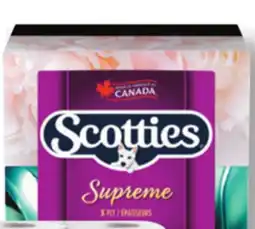 IGA SCOTTIES FACIAL TISSUES OR BATHROOM TISSUE offer