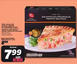 IGA PLAISIRS GASTRONOMIQUES FRESH PIE, PUFF PASTRY, QUICHE, GRATIN OR TOURTIÈRE offer