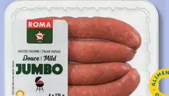 IGA ROMA FRESH ITALIAN SAUSAGES offer