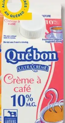 IGA QUÉBON ULTRA'CRÈME CREAM offer