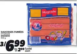 IGA HYGRADE WIENERS offer