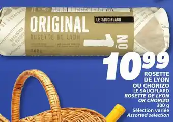 IGA LE SAUCIFLARD ROSETTE DE LYON OR CHORIZO offer