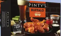 IGA PINTY'S FROZEN CHICKEN WINGS, BREADED CHICKEN BREAST FILLETS OR CHUNKS offer