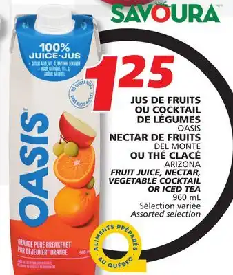 IGA OASIS FRUIT JUICE offer