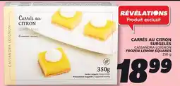 IGA CASSANDRA LOIGNON FROZEN LEMON SQUARES offer