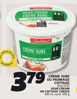 IGA SEALTEST SOUR CREAM OR COTTAGE CHEESE offer
