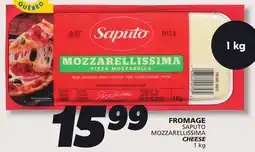IGA SAPUTO MOZZARELLISSIMA CHEESE offer