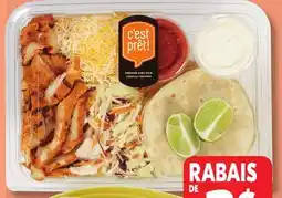 IGA C'EST PRÊT! FRESH FAMILY MEAL KIT offer