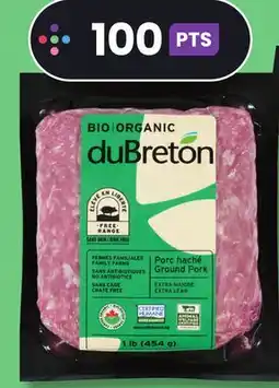 IGA DU BRETON ORGANIC GROUND EXTRA LEAN PORK offer