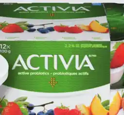 IGA ACTIVIA PROBIOTIC YOGURT offer