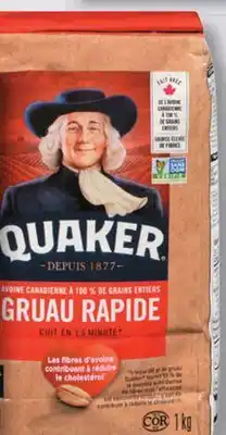 IGA QUAKER OATMEAL offer