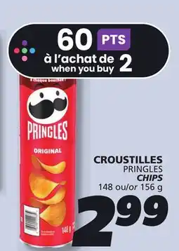IGA PRINGLES CHIPS offer