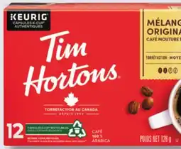 IGA TIM HORTONS K-CUP COFFEE offer