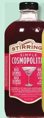 IGA COCKTAIL MIX offer