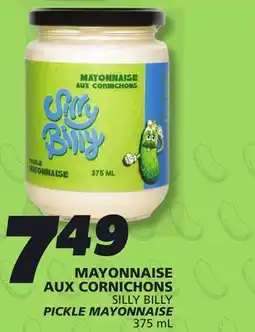 IGA SILLY BILLY PICKLE MAYONNAISE offer