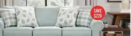 The Brick Scarlett Chenille Sofa - Marine offer