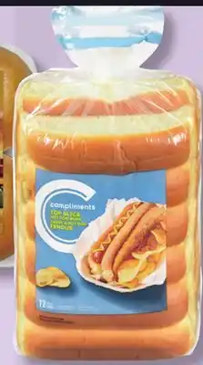 IGA COMPLIMENTS HOT-DOG BUNS offer