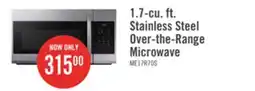 The Brick Samsung 1.7 Cu. Ft. Over-the-Range Microwave - ME17R7011ES/AC offer