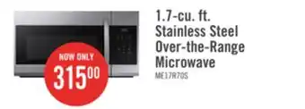 The Brick Samsung 1.7 Cu. Ft. Over-the-Range Microwave - ME17R7011ES/AC offer