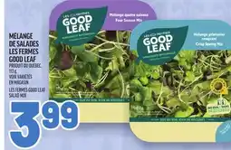 Metro MÉLANGE DE SALADES LES FERMES GOOD LEAF | LES FERMES GOOD LEAF SALAD MIX offer