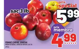 Metro POMMES EMPIRE, SPARTAN | APPLES offer