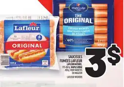 Metro SAUCISSES FUMÉES LAFLEUR | LAFLEUR WIENERS offer