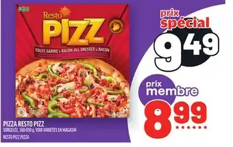 Metro PIZZA RESTO PIZZ | RESTO PIZZ PIZZA offer