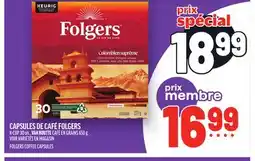 Metro CAPSULES DE CAFÉ FOLGERS | FOLGERS COFFEE CAPSULES offer