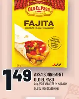 Metro ASSAISONNEMENT OLD EL PASO | OLD EL PASO SEASONING offer