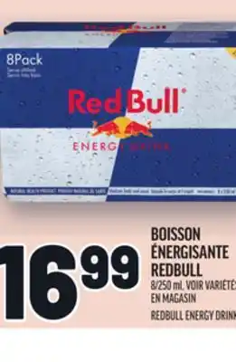 Metro BOISSON ÉNERGISANTE REDBULL | REDBULL ENERGY DRINK offer
