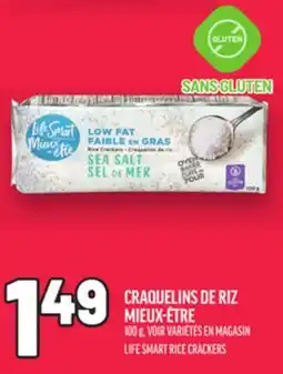 Metro CRAQUELINS DE RIZ MIEUX-ÊTRE | LIFE SMART RICE CRACKERS offer