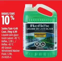 Canadian Tire Reflex -45°C All-Season Windshield Washer Fluid offer