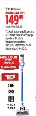 Canadian Tire Tineco T1 offer