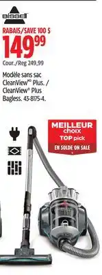 Canadian Tire Bissell CleanView Plus Bagless offer