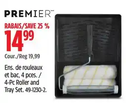 Canadian Tire Premier 4-Pc Roller and Tray Set offer