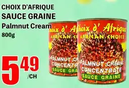 Marche Salaberry CHOIX D'AFRIQUE SAUCE GRAINE offer