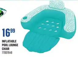 Canac Inflatable Pool Lounge Chair offer