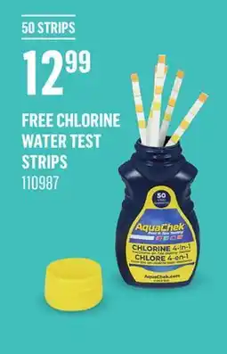 Canac Free Chlorine Water Test Strips offer