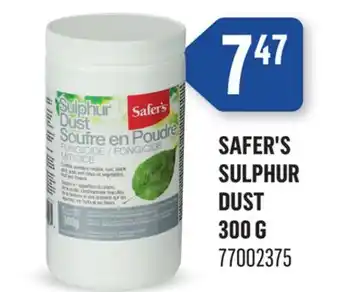 Canac Safer's Sulphur Dust 300 g offer