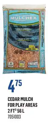 Canac Cedar Mulch for Play Areas 2 ft³ offer